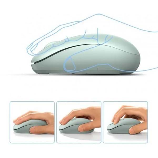 Фото - Миша бездротова UGREEN MU105 2.4 GHz Portable Wireless Mouse Green (90672)