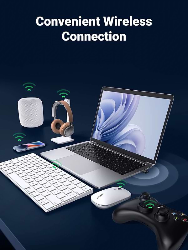 Фото - Адаптер сети Bluetooth USB UGREEN CM591 Bluetooth 5.3 Black (90225)