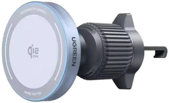 Автодержатель UGREEN W758 Magnetic Wireless Car Charger 25W QI2.2 Starlight Blue (55967)