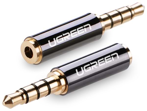 Фото - Переходник аудио UGREEN 3.5 mm Male to 2.5 mm Female Adapter (20502)