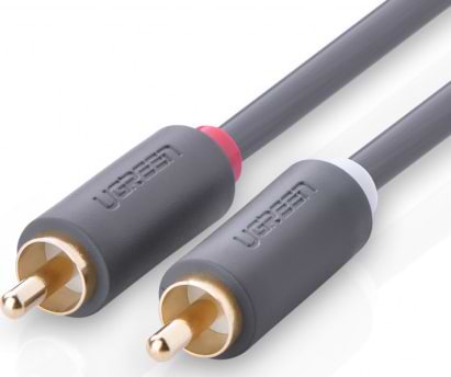 Фото - Кабель 3.5 мм - RCA UGREEN AV104 2RCA to 2RCA 1 m Black (30747)