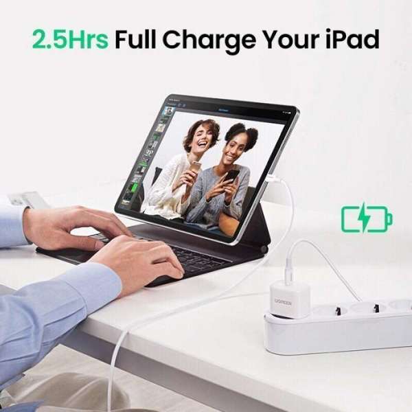 Фото - Мережевий зарядний пристрій UGREEN CD241 Mini PD 20W Fast Charger White (10220)