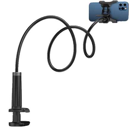 Підставка для мобільного пристрою UGREEN LP113 Multifunction Phone Clip Stand Black (80906) - Фото 1