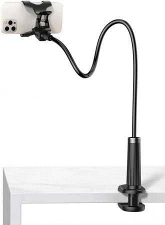 Фото - Підставка для мобільного пристрою UGREEN LP113 Multifunction Phone Clip Stand Black (80906)