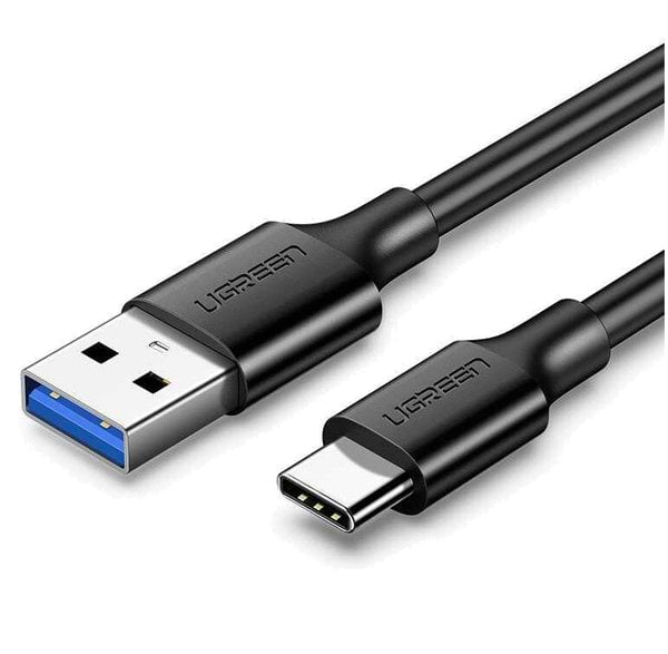 Кабель синхронізації даних UGREEN US184 USB 3.0 - Type-C Cable 1 m Black (20882) - Фото 1