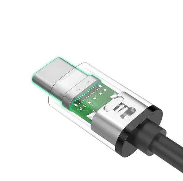 Фото - Кабель синхронізації даних UGREEN US286 Type-C - Type-C 3A Cable 2 m Black (10306)