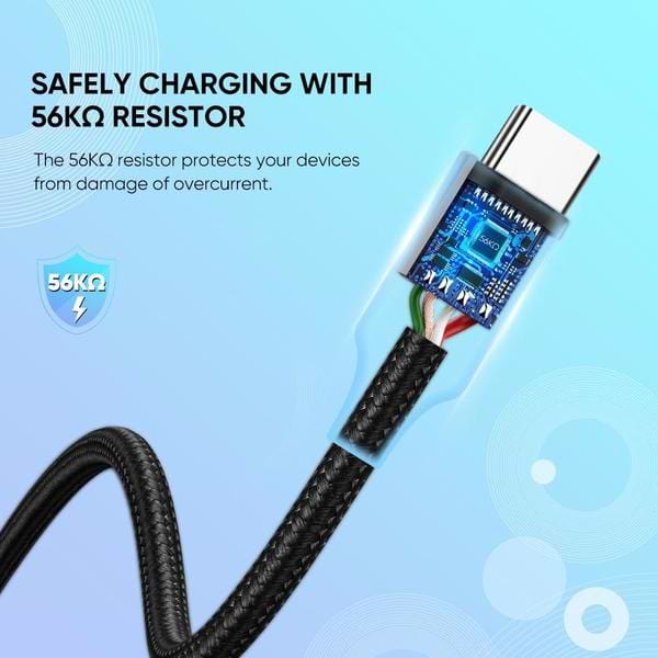 Фото - Кабель синхронизации данных UGREEN US288 USB -Type-C Cable Aluminum Braid 1 m White (60131)