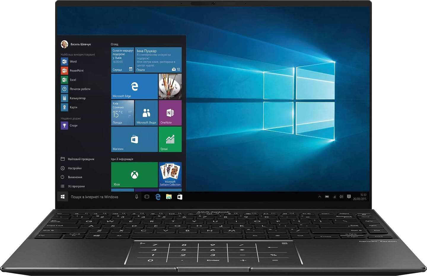 Уцінка - Ноутбук Asus UM5401QA-KN004T Black #