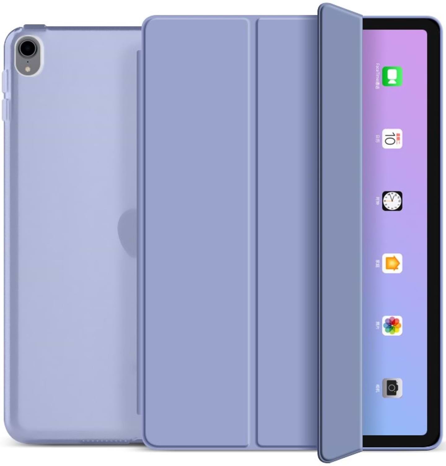 Чохол для планшету BeCover Tri Fold Soft TPU for Apple iPad mini 6 2021 Purple (706858) - Фото 1