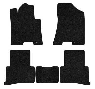 Коврики ворсовые в салон авто EVAtech Standard для Hyundai Tucson (Squib VL+VR) 2015-2021 3 поколение SUV EU черный кант HY3978CV5LA3VEB