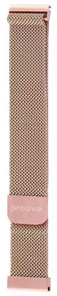 Ремінець для смарт-годинника Proove Metal Loop 20 mm rose gold (WBMLUW20MM31)