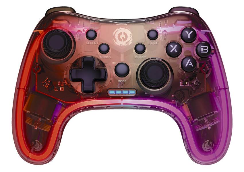 Геймпад Canyon Brighter GPW-04 Wireless RGB 5in1 PS4/Xbox360 Crystal (CND-GPW04) - Фото 1