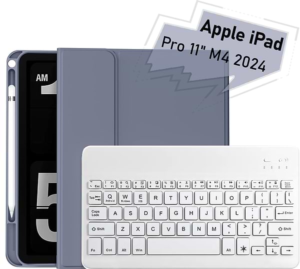 Фото - Чохол-клавіатура для планшета BeCover for Apple iPad Pro 11" M4 2024 Purple (713002)
