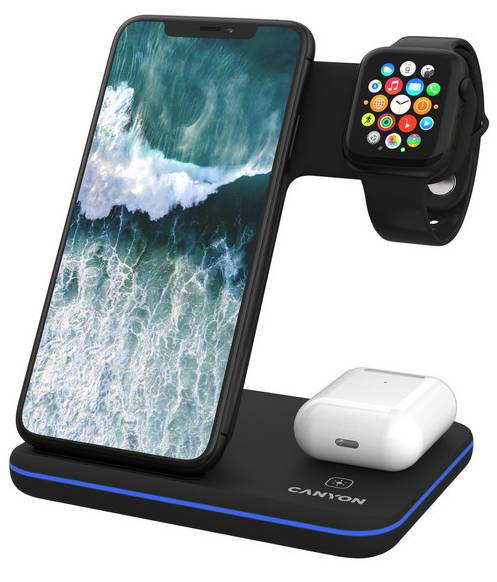 Беспроводное зарядное устройство Canyon CNS-WCS303B - Фото 1