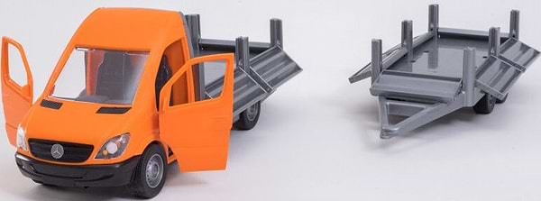 Фото - Автотранспорт Tigres ''Mercedes-Benz Sprinter'' бортовой с прицепом Оранжевый (39667)