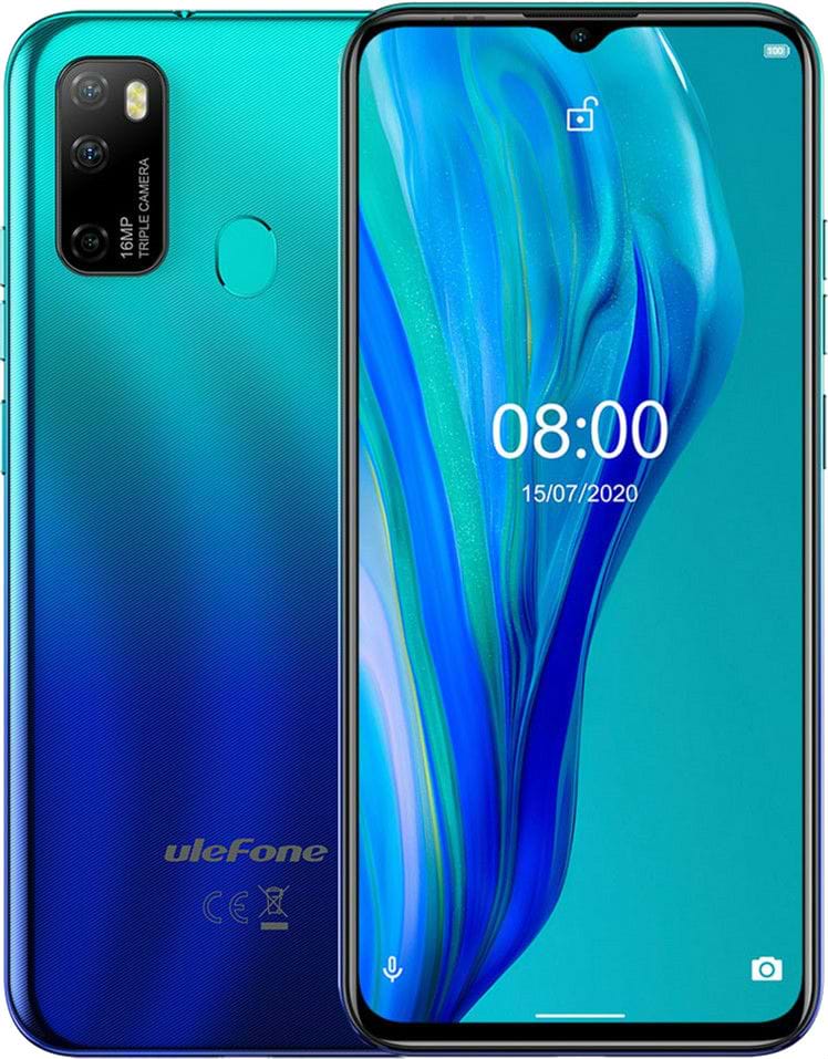 Смартфон Ulefone Note 9P 4/64Gb Aurora Blue - Фото 1
