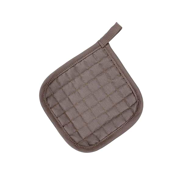 Фото - Прихватка Home Line Напівпанама кіт на кухні бежевий 20Х20 (174400)