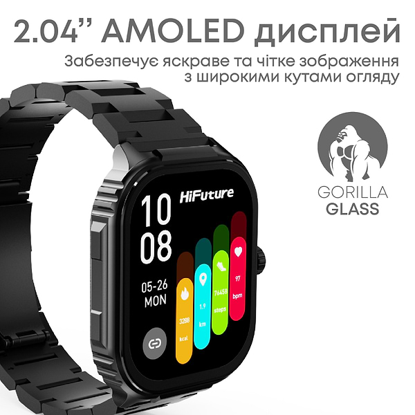 Фото - Смарт-годинник HiFuture ultra3pro.silver