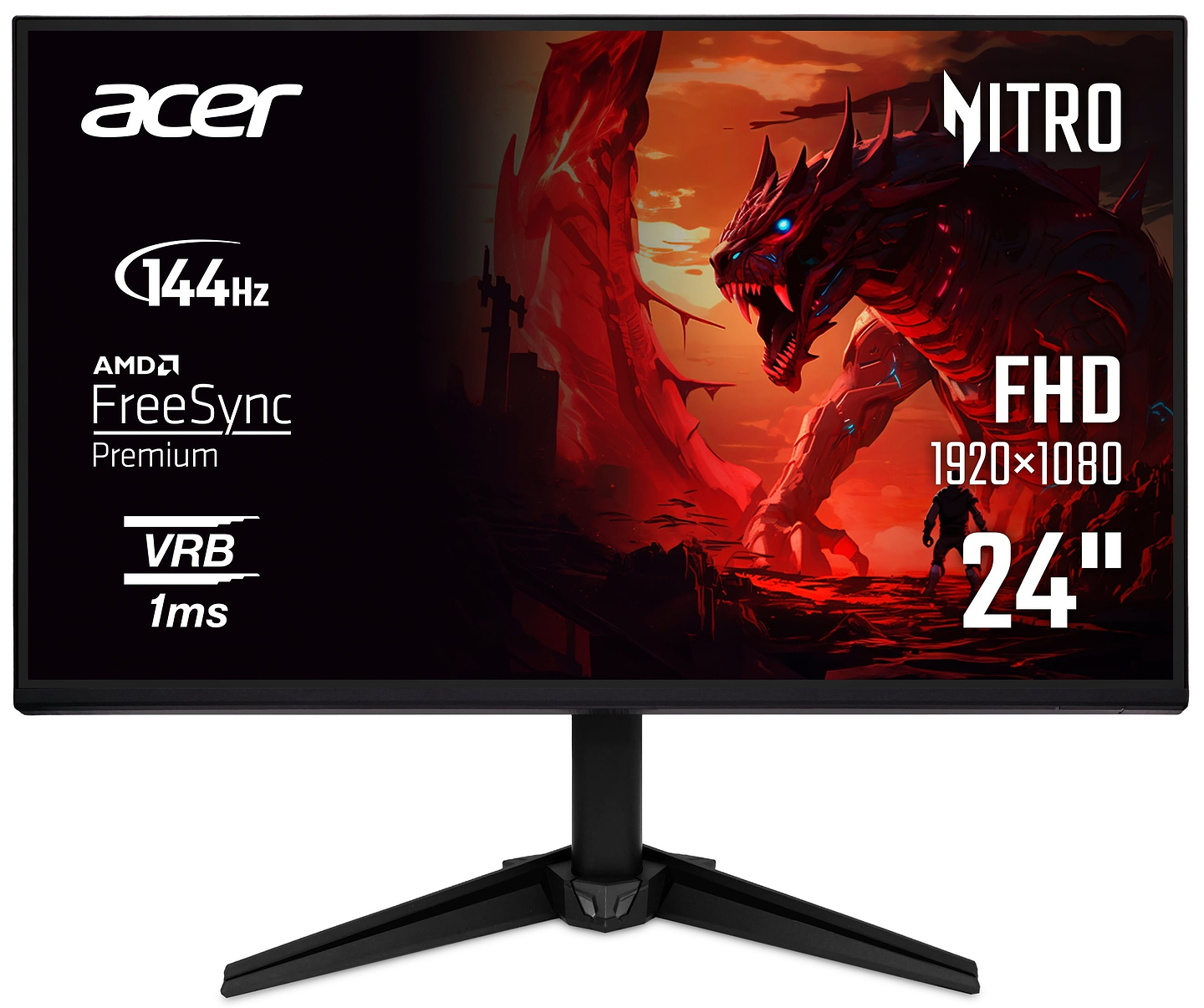 Купити Монітор Acer Nitro QG241YP6bip (UM.QQ1EE.605) - Фото 1 Монітор Acer Nitro QG241YP6bip (UM.QQ1EE.605) - Фото 1