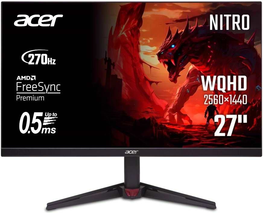 Монітор ігровий Acer Nitro VG270UZ1bmiipx (UM.HV0EE.107)