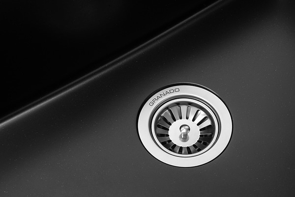 Фото - Мойка кухонная GRANADO Under top L black shine