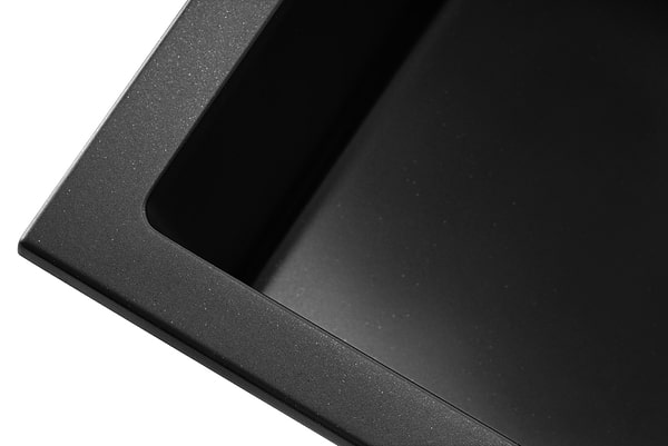 Фото - Мойка кухонная GRANADO Under top L black shine