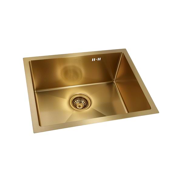 Фото - Мойка кухонная GRANADO Under top max STEEL S201 gold honeycomb