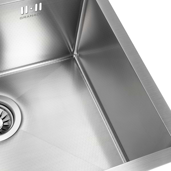 Фото - Мойка кухонная GRANADO Under top MAX STEEL S304 honeycomb