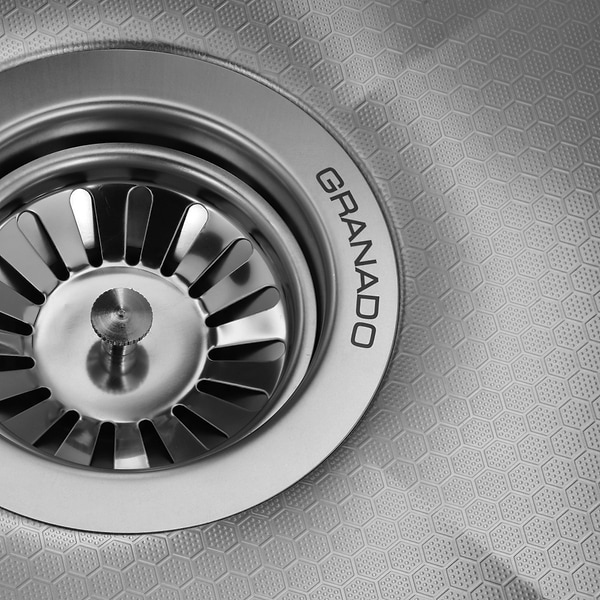 Фото - Мойка кухонная GRANADO Under top MAX STEEL S304 honeycomb