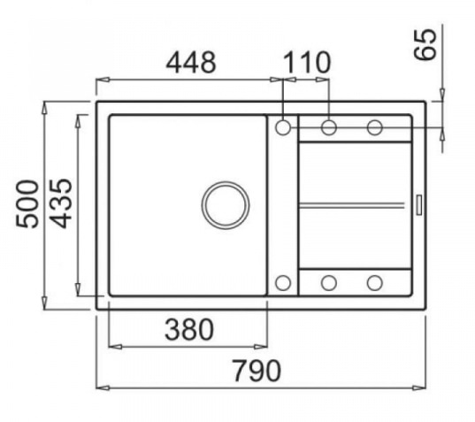 Фото - Мийка кухонна Elleci UNICO 300 cemento 48