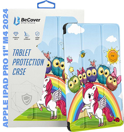 Фото - Чохол для планшету BeCover Smart Case for Apple iPad Pro 11'' M4 2024 Friends Unicorn (711635)
