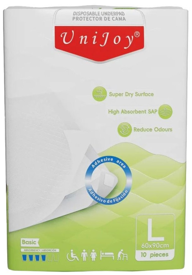 Пеленка для взрослых Unijoy 60x90 см 10 шт. (6973920544470)