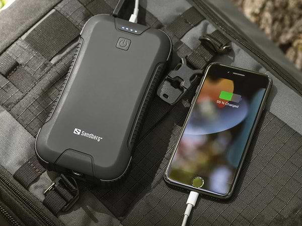 Фото - Уценка - Батарея мобильная Sandberg PD 30000 mAh 45W 20В/2 А фонарик (420-48)