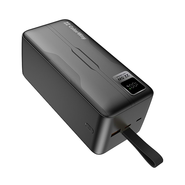 Фото - Батарея мобильная Colorway Digital Display 50000mAh Black (CW-PB500LPC5BK-PDD)