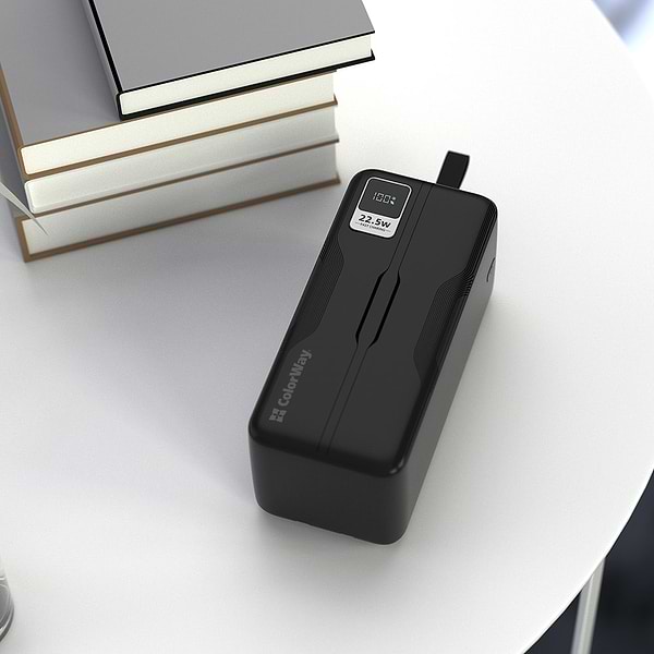 Фото - Батарея мобильная Colorway Digital Display 50000mAh Black (CW-PB500LPC5BK-PDD)