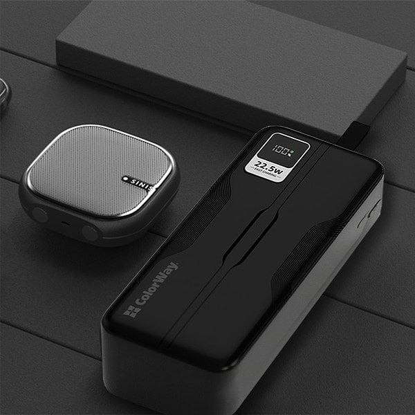 Фото - Батарея мобильная Colorway Digital Display 50000mAh Black (CW-PB500LPC5BK-PDD)