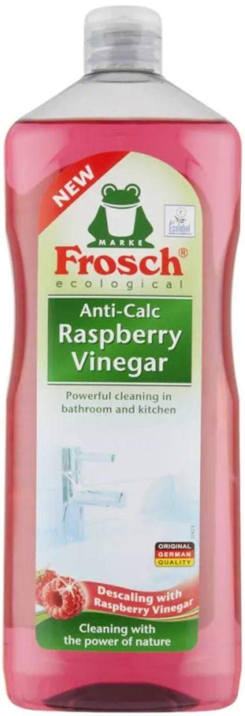 Фото - Средство для мытья в ванной комнате Frosch для видалення вапняного нальоту Малина 1000 мл (4009175953803)