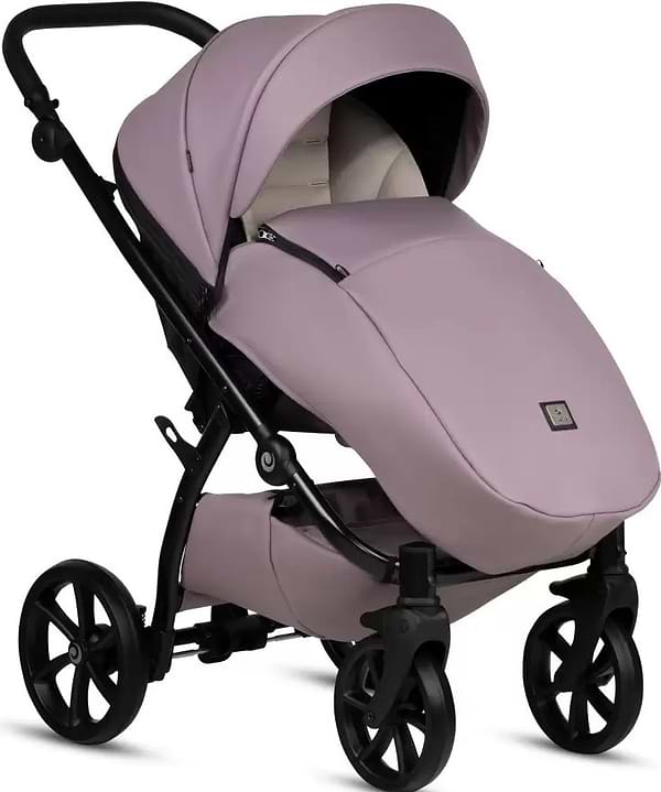 Фото - Коляска універсальна 2 в 1 Tutis Uno5 plus LEATHER COLLECTION Mauve