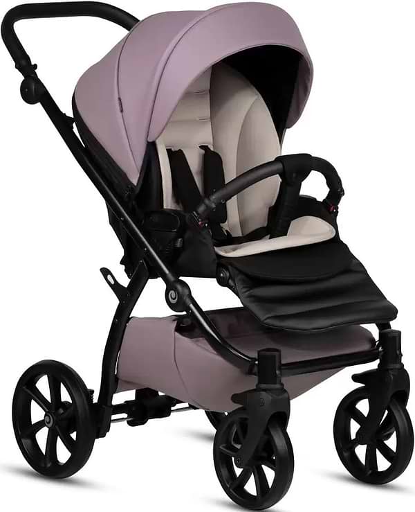 Фото - Коляска універсальна 2 в 1 Tutis Uno5 plus LEATHER COLLECTION Mauve