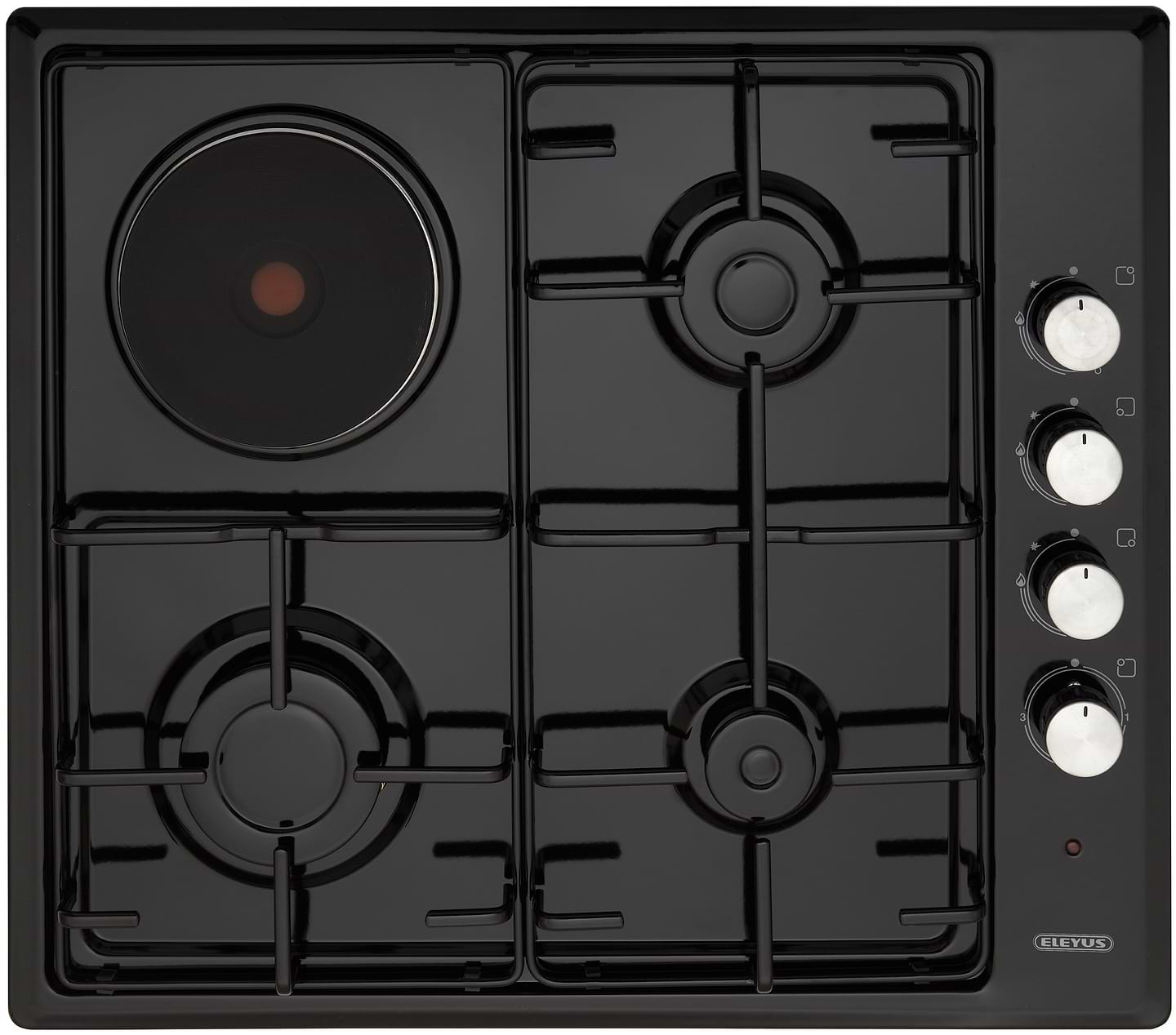 Варочная панель комбинированная ELEYUS UNO 60 BL H1 EF - Фото 1