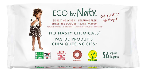 Фото - Серветки гігієнічні вологі Eco By Naty Органічні без запаху (245012) Фото - Серветки гігієнічні вологі Eco By Naty Органічні без запаху (245012)