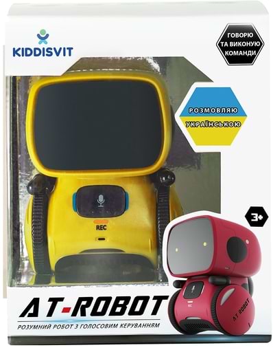 Фото - Інтерактивний робот AT-Robot з голосовим управлінням Жовтий (озвуч.укр.) (AT001-03-UKR)