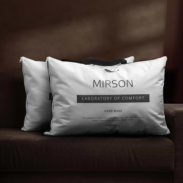 Фото - Подушка стандартная MirSon №1007 Silver Cloud Thinsulate 60х60 см (2200010362442)