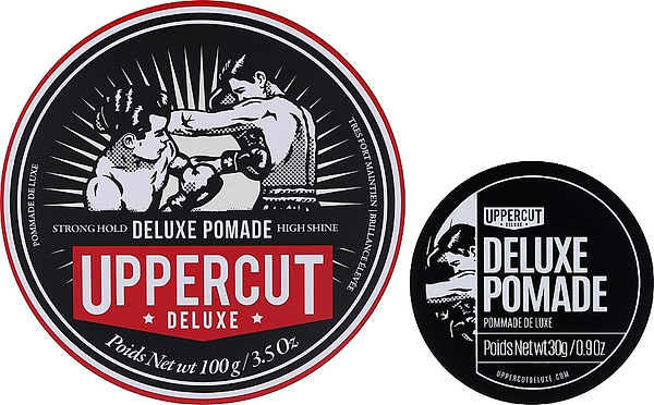 Фото - Подарочный набор для ухода за волосами Uppercut Deluxe Tin&Midi Duo Deluxe Pomade (817891025285)