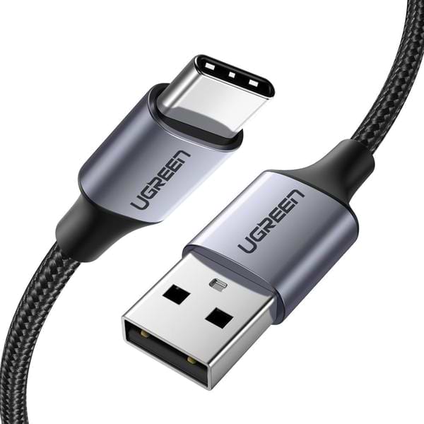 Фото - Кабель синхронізації даних UGREEN US288 USB - Type-C Cable Aluminum Braid 2 m Black (60128) Фото - Кабель синхронізації даних UGREEN US288 USB - Type-C Cable Aluminum Braid 2 m Black (60128)