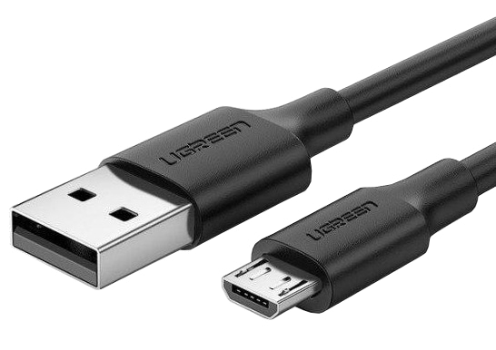 Кабель синхронізації даних UGREEN US289 USB - Micro USB Cable 2 m Black (60138) - Фото 1