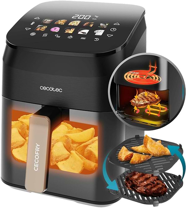 Фото - Мультипечь Cecotec Cecofry&Grill Smokin 4500 (A01 EU01 101134)