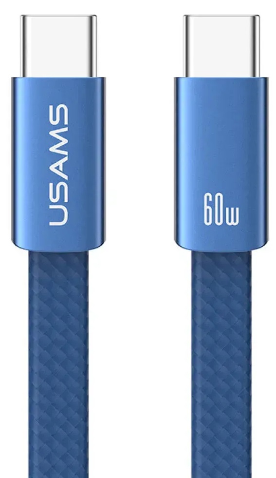 Кабель Usams U96 60W Type-C to Type-C Charging & Data Cable 1.2m Blue (SJ783USB01)