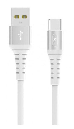Кабель SkyDolphin S05T TPE Frost Line USB - USB Type-C 1m White (USB-000550)