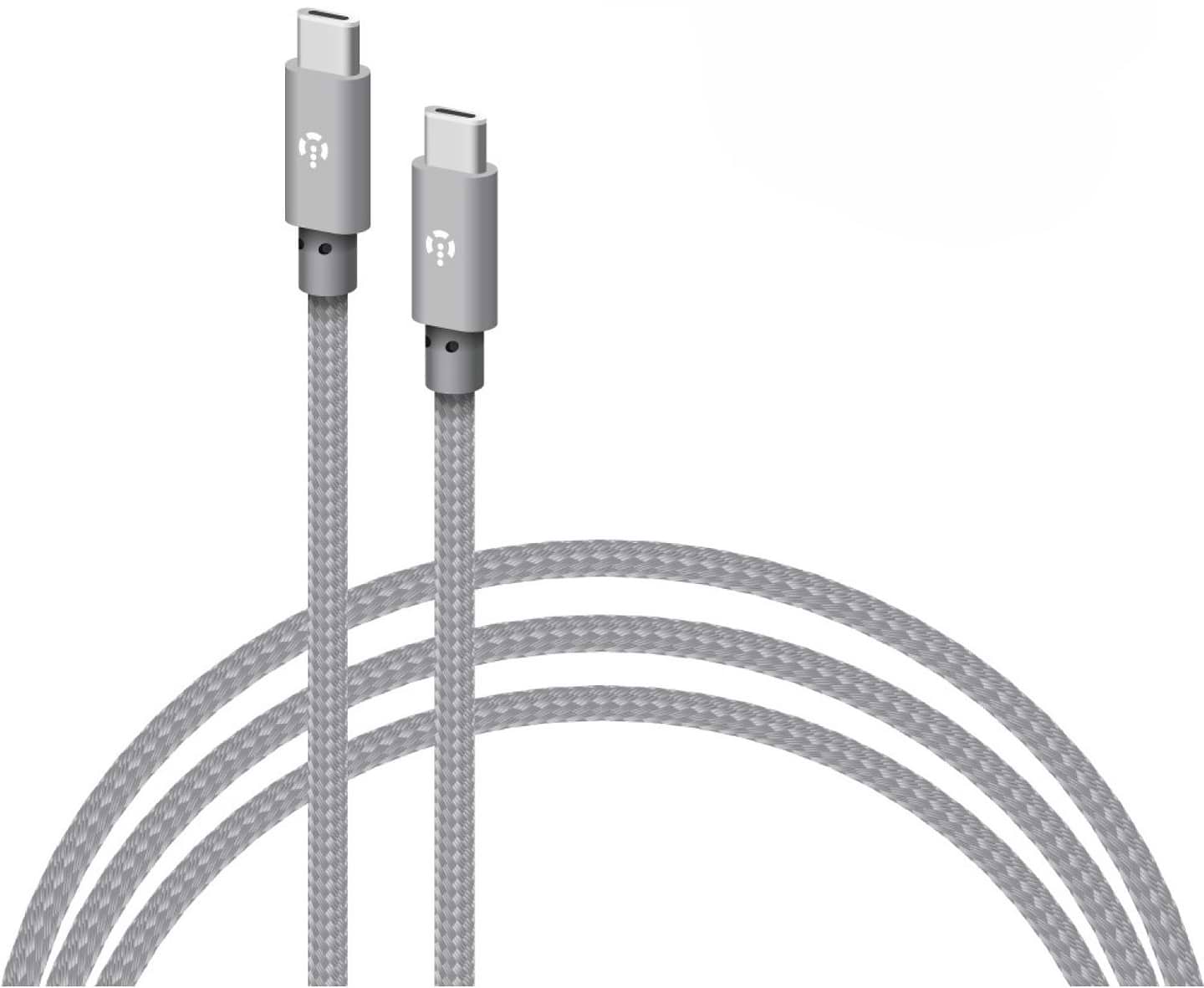 Кабель USB Type-C - USB Type-B Intaleo 60W Type-C to Type-C 2м Gray (CBGNYTT2)